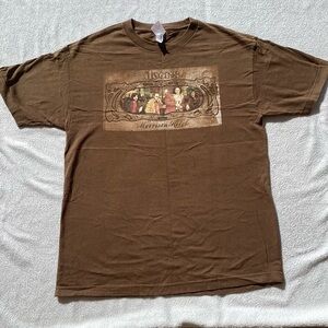 Vintage Y2K Morrison hotel, the doors, Brown adult size large band T-shirt